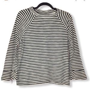 Cute Striped Mock Sweater